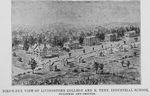 Bird's-eye view of Livingstone College and E. Tenn. Industrial School; Buildings and grounds.