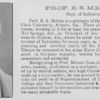 Prof. E. S. Melton, Supt. of Industries.