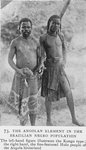The Angolan element in the Brazilian Negro population; The left-hand figure illustrates the Kongo type; the right-hand figure, the fine-featured Holo people of the Angola hinterland.
