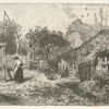 Paysage : cour de ferme