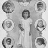 Group of intelligent, neatly dressed Afro-American children.
