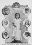 Group of intelligent, neatly dressed Afro-American children.