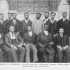 Group of students, Atlanta Baptist Seminary, rising young men of education and intellect.