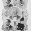 1. T. Thomas Fortune, journalist ; 2. Booker T. Washington, educator ; 3. Hon. Frederick Douglass, statesman ; 4. I. Garland Penn, author, orator, chief commissioner, Atlanta exposition ; 5. Miss Ida B. Wells, lecturer, defender of the race