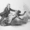 Pastor knocking over slave