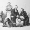 White men binding slave's wrists