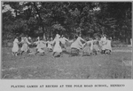 Playing games at recess at the Pole Road School, Henrico.