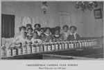 Chesterfield Canning Club exhibit; This Club put up 1700 jars.