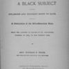 The white side of a black subject, title page