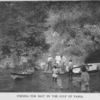 Fishing for bait in the Gulf of Paria, [Tobago.]