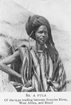A Fula; Of the type trading between Scarcies River, West Africa, and Brazil.