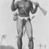A Kormantyn or Koromanti; Free Negro bush-soldier of Dutch Guiana, eighteenth century.