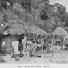 Peasants' huts, Haiti.