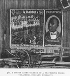 A poster advertisement of a travelling Negro Theatrical Company, Mississippi.