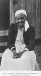 A dear old Negro nurse or "mammy" of the ideal type, Virginia.