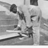 "L'homme à tout faire"; A Negro mason, Virginia.