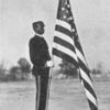 The Negro and the stars and stripes.