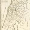 Carte de la Palestine depuis la captivité de Babylone