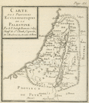 Carte des provinces ecclesiastiques de la Palestine