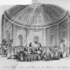 Sale of estates, pictures and slaves in the Rotunda, New Orleans.