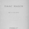 Life of Isaac Mason as a slave, title page