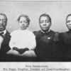 Four generations. Mrs. Suggs, daughter, grandson and great-granddaughter
