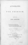 Autographs for freedom
