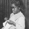 An African American girl; Caroline's play