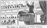 The author in attendance on public worship.