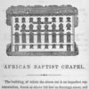 The Saratoga Street African Baptist Chapel