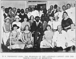 H. E. President King, the members of the Liberian Cabinet and the White Colony at Monrovia.