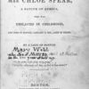 Memoir of Mrs. Chloe Spear