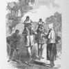 Wm. Kinnegy returning to the Union Army with his family, from whom he had been separated by slavery for five years