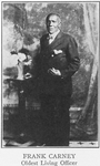 Frank Carney; Oldest living officer.