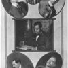 Presidents of National Negro Business League; 1. Booker T. Washington, President; 2. Chas. Banks, Mound bayou, Miss., 1st Vice-President; 3. Fred D. Patterson, Greenfield, O., 2d Vice-President, 4. S. G. Elbert, M.D., Wilmington, Del., 3d Vice-President; 5. Harry T. Pratt, Baltimore, Md., 4th Vice-President; 6. J.A. Lankford, Washington, D.C., 5th Vice-President.