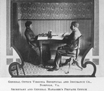 Secretary and General manager's private office; Virginia Beneficial and Insurance Co., Norfolk, Va.