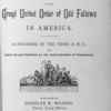 The official manual and history of the Grand United Order of Odd Fellows in America, title page