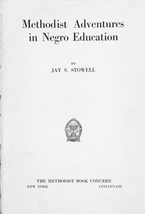 Methodist adventures in Negro education