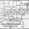 Location of schools of the Board of Education for Negroes of the Methodist Episcopal Church, 1921.