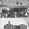 Claflin College; Tingley Hall; A campus scene; And the boys' dormitory.