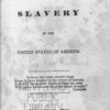 Picture of slavery in the United States of America, title page