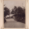 Wide alley leading to the church