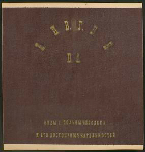 Vidy g. Sol'vychegodska i ego dostoprimiechatel'nostei