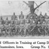Colored officers in training at Camp Dodge, Desmoines, Iowa; Group No. 1.