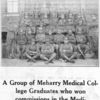 A group of Meharry Medical College graduates who won commissions in the Medical Reserve Corps.