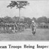 African troops being inspected.