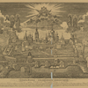 1768 g.Vid Solovetskago monastyria s obrazom Preobrazheniia vverkhu I prepodobnymi Eleazarom, Irinarkhom, Filippom, Zosimoiu, Savvatiem i Germanom.