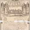 1802 g. Vid Solovetskago monastyria s zapadnoi storony, po storonam Solovetskie sviatye.