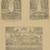 1852 g. Vid Solovetskago monastyria. Vverkhu Khristos, ponizhe Prep. German, Sv. Filipp, Prep. Zosima, Prep.Savvatii.