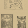 1849 g. Solvetskiia Chudotvortsy: prepodobnye Zosima i Savvatii; Sviatye Savvatii, Zosima, Filipp, za nimi Solovetskii monastyr'; Plan Solovetskago monastyria.